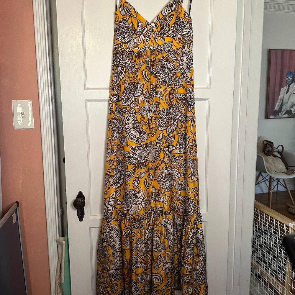 Floral Silk Trina Turk Maxi Dress - Size 2